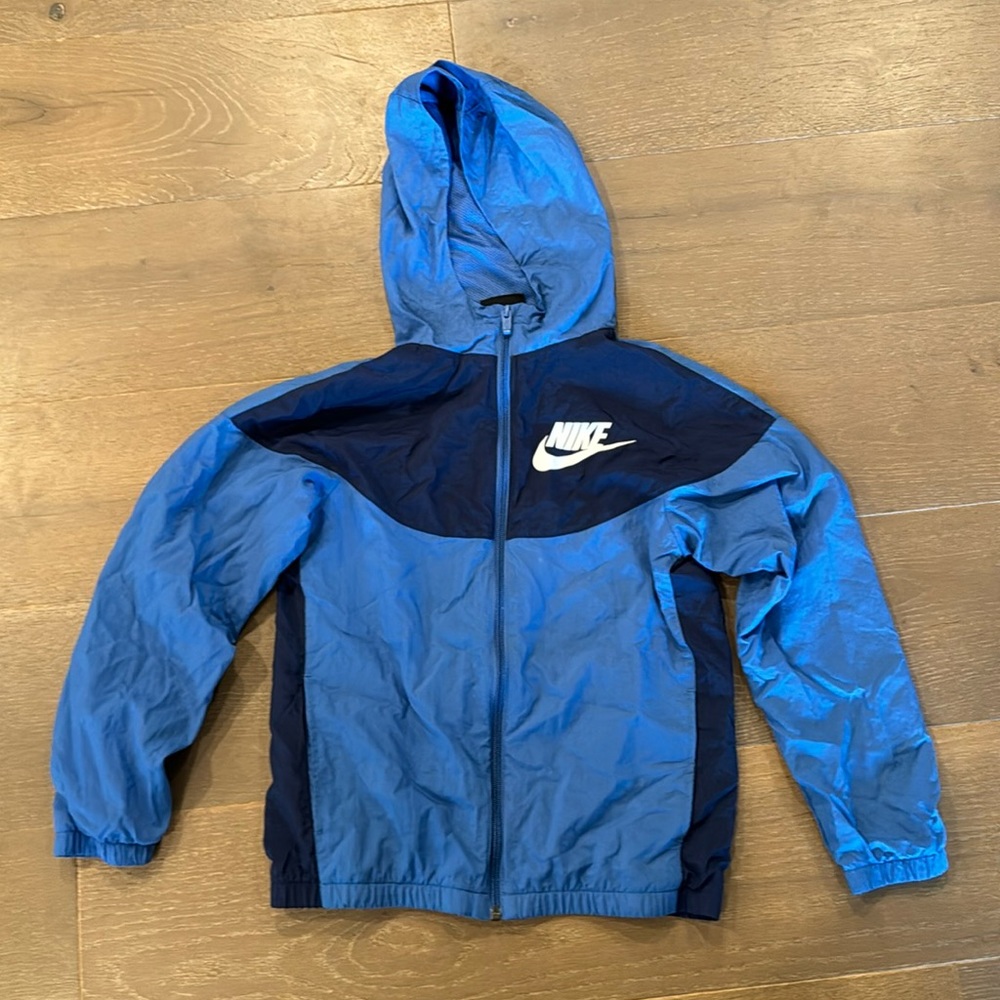 Light blue dark blue Nike wind breaker boys